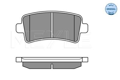 MEYLE 025 244 2116/W Číslo výrobce: MBP0594. EAN: 4040074638590.