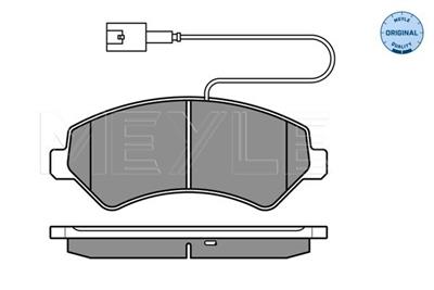 MEYLE 025 244 6619/W1 Číslo výrobce: MBP0597. EAN: 4040074636480.