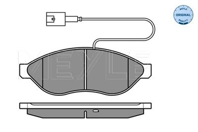 MEYLE 025 244 6819/W2 Číslo výrobce: MBP0600. EAN: 4040074637456.