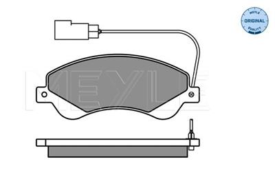 MEYLE 025 244 8518/W Číslo výrobce: MBP0605. EAN: 4040074543856.