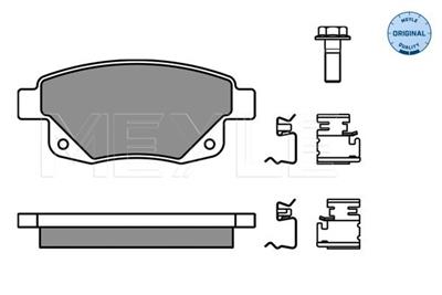 MEYLE 025 244 8617/W Číslo výrobce: MBP0606. EAN: 4040074543931.