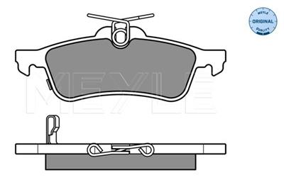 MEYLE 025 245 7415/W Číslo výrobce: MBP0631. EAN: 4040074608364.