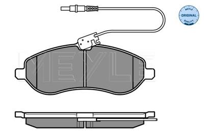 MEYLE 025 245 9518/W Číslo výrobce: MBP0635. EAN: 4040074014141.