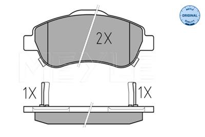MEYLE 025 246 3819/W Číslo výrobce: MBP0645. EAN: 4040074074732.