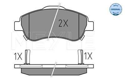 MEYLE 025 246 3819/W Číslo výrobce: MBP0645. EAN: 4040074074732.