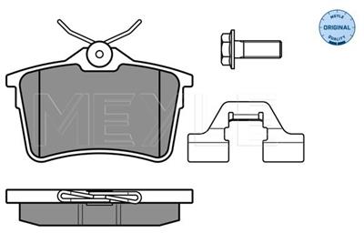 MEYLE 025 247 6516/W Číslo výrobce: MBP0664. EAN: 4040074063651.