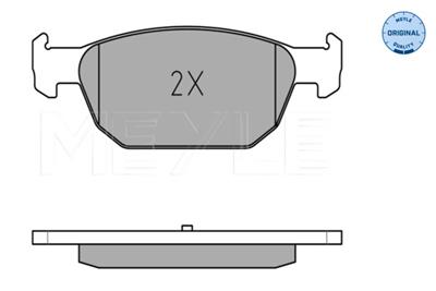MEYLE 025 247 9617/W Číslo výrobce: MBP0666. EAN: 4040074074398.