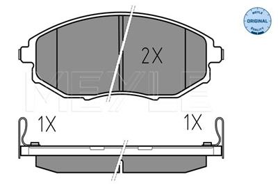 MEYLE 025 248 6417/W Číslo výrobce: MBP0671. EAN: 4040074073407.