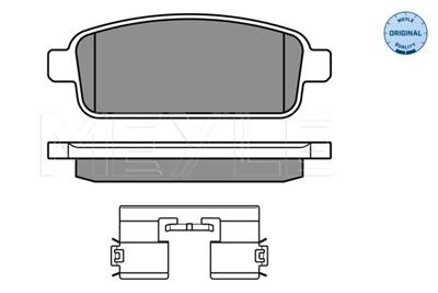 MEYLE 025 250 9616/W Číslo výrobce: MBP0691. EAN: 4040074064238.