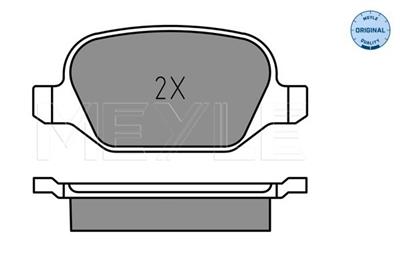 MEYLE 025 252 3717 Číslo výrobce: MBP1721. EAN: 4040074223710.