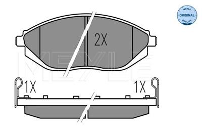 MEYLE 025 252 6817/W Číslo výrobce: MBP0699. EAN: 4040074074084.