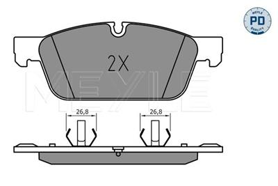 MEYLE 025 255 3119/PD Číslo výrobce: MBP1700PD. EAN: 4040074184462.