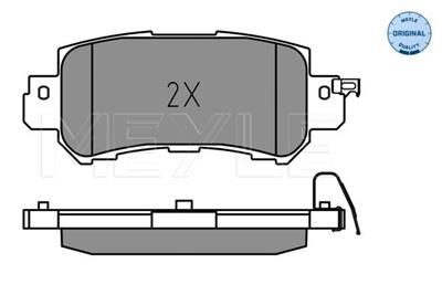 MEYLE 025 255 4014 Číslo výrobce: MBP1723. EAN: 4040074223789.