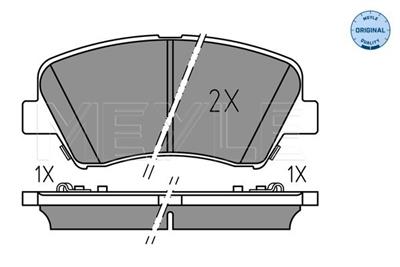MEYLE 025 256 9218 Číslo výrobce: MBP1616. EAN: 4040074174869.