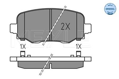 MEYLE 025 257 3318 Číslo výrobce: MBP1802. EAN: 4040074277492.