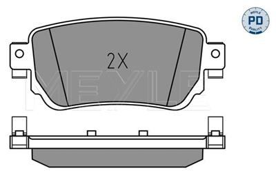 MEYLE 025 259 6515/PD Číslo výrobce: MBP1735PD. EAN: 4040074225349.