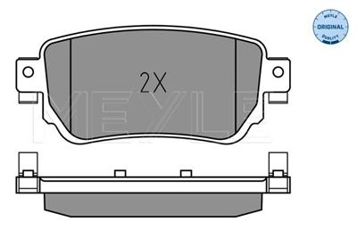 MEYLE 025 259 6515 Číslo výrobce: MBP1735. EAN: 4040074225325.