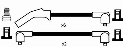 NGK 7406 Číslo výrobce: RC-FD830. EAN: 87295074060.