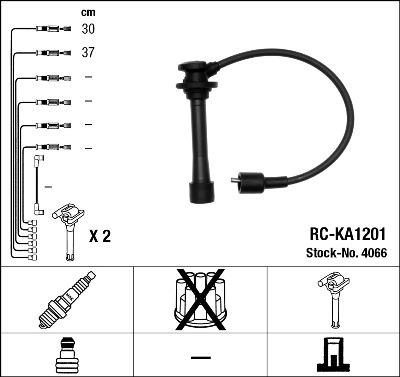 NGK 4066 Číslo výrobce: RC-KA1201. EAN: 87295040669.