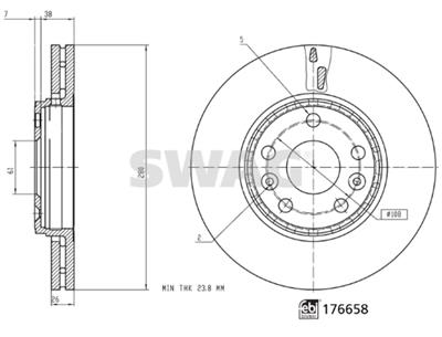 SWAG 33 10 3665 EAN: 4054228766589.