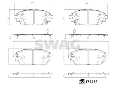 SWAG 33 10 5574 Číslo výrobce: 26177. EAN: 4054228799556.