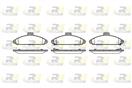 ROADHOUSE 2404.02 - Sada brzdových platničiek, vždy 4 kusy v sade