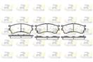 ROADHOUSE 2415.12 - Sada brzdových platničiek, vždy 4 kusy v sade