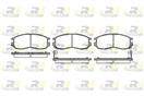 ROADHOUSE 2460.02 - Sada brzdových platničiek, vždy 4 kusy v sade