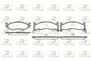 ROADHOUSE 2484.02 - Sada brzdových platničiek, vždy 4 kusy v sade