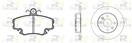 ROADHOUSE 8141.04 - Sada bŕzd, Kotúčová brzda