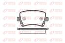REMSA 1031.00 - Sada brzdových platničiek, vždy 4 kusy v sade