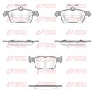 REMSA 1551.28 - Sada brzdových platničiek, vždy 4 kusy v sade