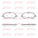 REMSA 1605.10 - Sada brzdových platničiek, vždy 4 kusy v sade