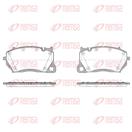 REMSA 1743.20 - Sada brzdových platničiek, vždy 4 kusy v sade