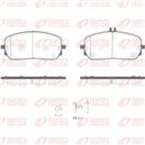 REMSA 1826.05 - Sada brzdových platničiek, vždy 4 kusy v sade