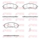 REMSA 1890.02 - Sada brzdových platničiek, vždy 4 kusy v sade