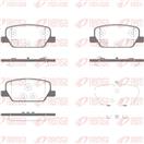 REMSA 1911.02 - Sada brzdových platničiek, vždy 4 kusy v sade