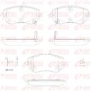 REMSA 1940.02 - Sada brzdových platničiek, vždy 4 kusy v sade
