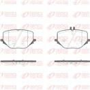 REMSA 1950.10 - Sada brzdových platničiek, vždy 4 kusy v sade