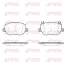 REMSA X2020.00 - Sada brzdových platničiek, vždy 4 kusy v sade