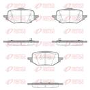 REMSA X2045.02 - Sada brzdových platničiek, vždy 4 kusy v sade