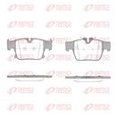 REMSA X2047.00 - Sada brzdových platničiek, vždy 4 kusy v sade