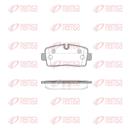 REMSA X2005.00 - Sada brzdových platničiek, vždy 4 kusy v sade