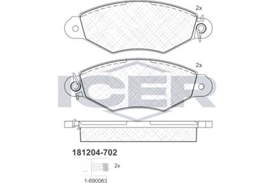 ICER 181204-702 Číslo výrobce: 21978. EAN: 8424073058010.