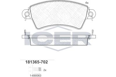 ICER 181365-702 Číslo výrobce: 23396. EAN: 8424073081322.