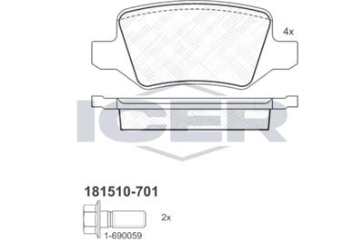 ICER 181510-701 Číslo výrobce: 23138. EAN: 8424073083449.