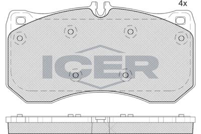 ICER 182185 Číslo výrobce: 25111. EAN: 8424073109385.