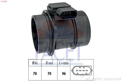 FACET 10.1358 Číslo výrobce: KW 491 358. EAN: 8012510050125.