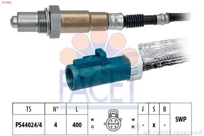 FACET 10.7685 Číslo výrobce: KW 497 685. EAN: 8012510092958.