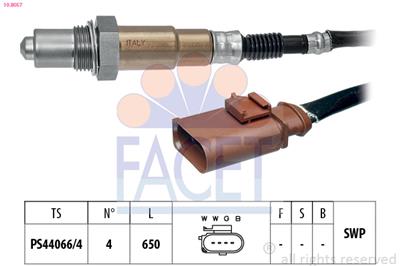 FACET 10.8057 Číslo výrobce: EPS 1.998.057. EAN: 8012510012000.